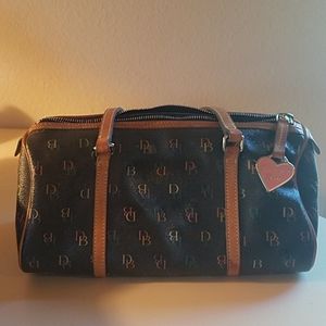 Dooney & Bourke Rainbow Letter Small Barrel Bag